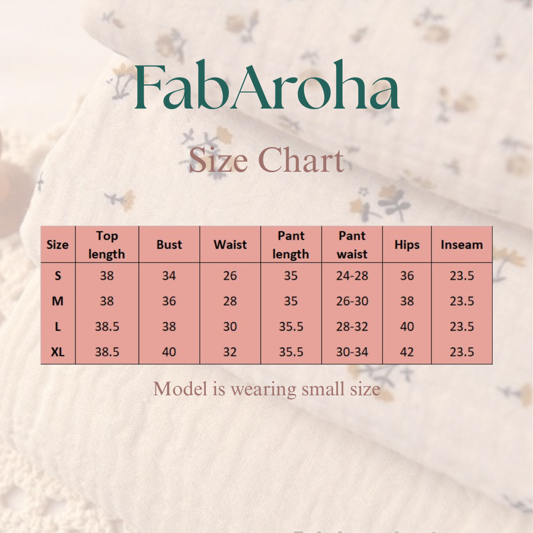 Ivory Floral Coord Set