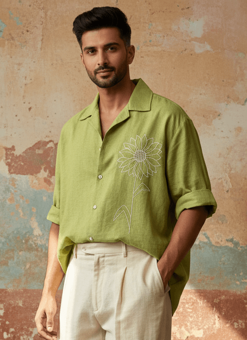 LIGHT GREEN SHIRT