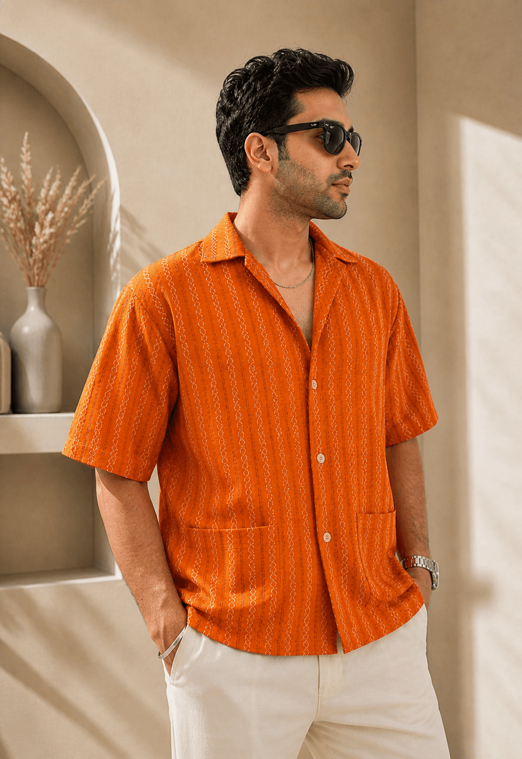 Rust Oversized Shirt
