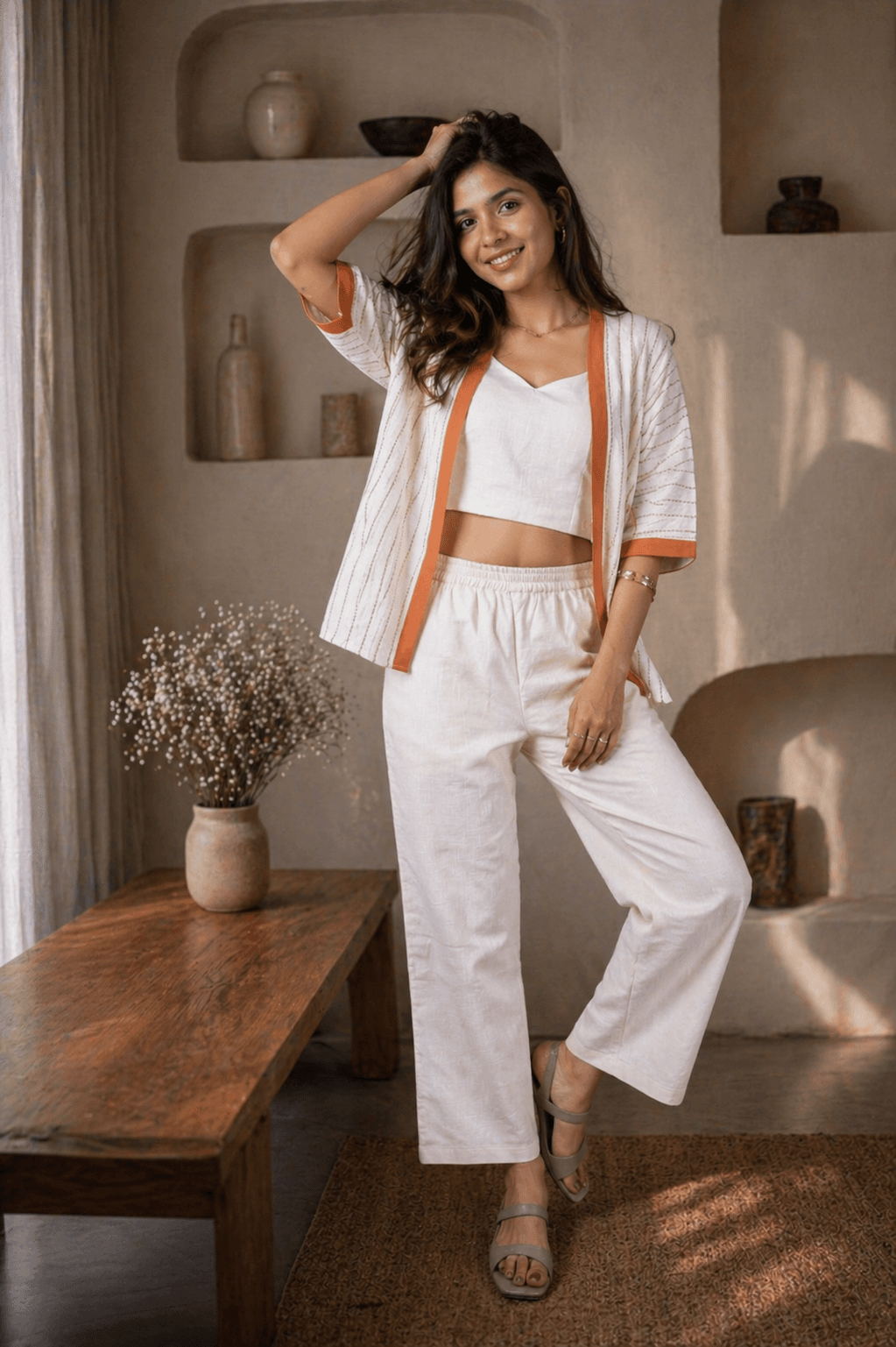 3 Piece Ivory Set