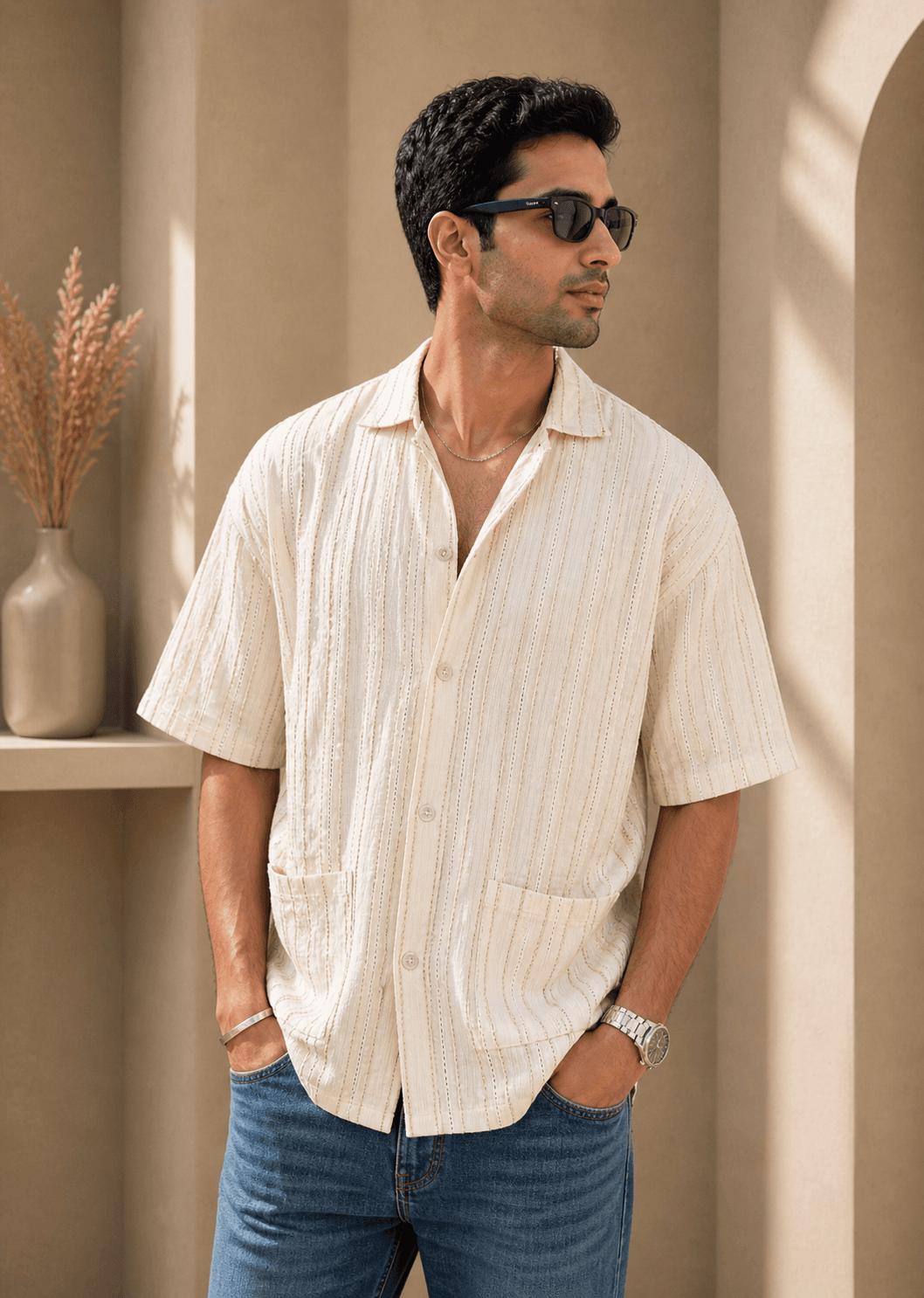 Ivory Oversized Shirt